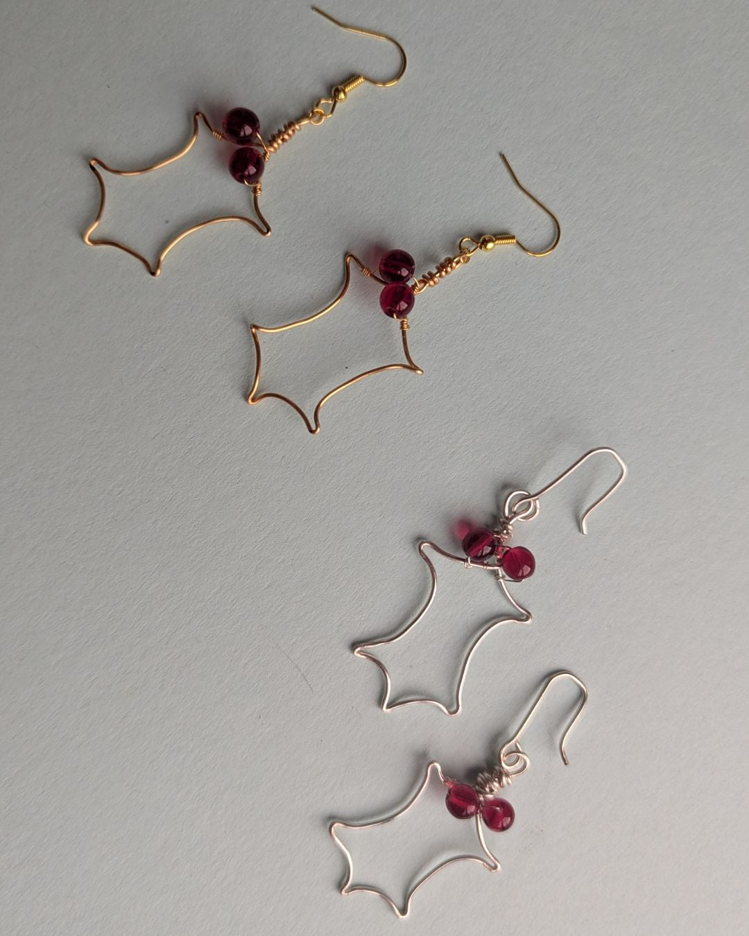 Wire Holly Christmas Craft Kit