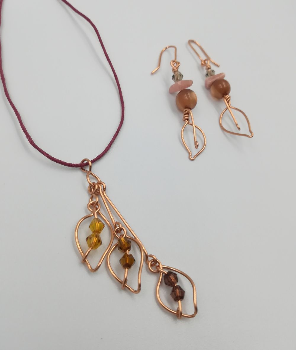 Autumn Leaf Wire Jewellery Workshop