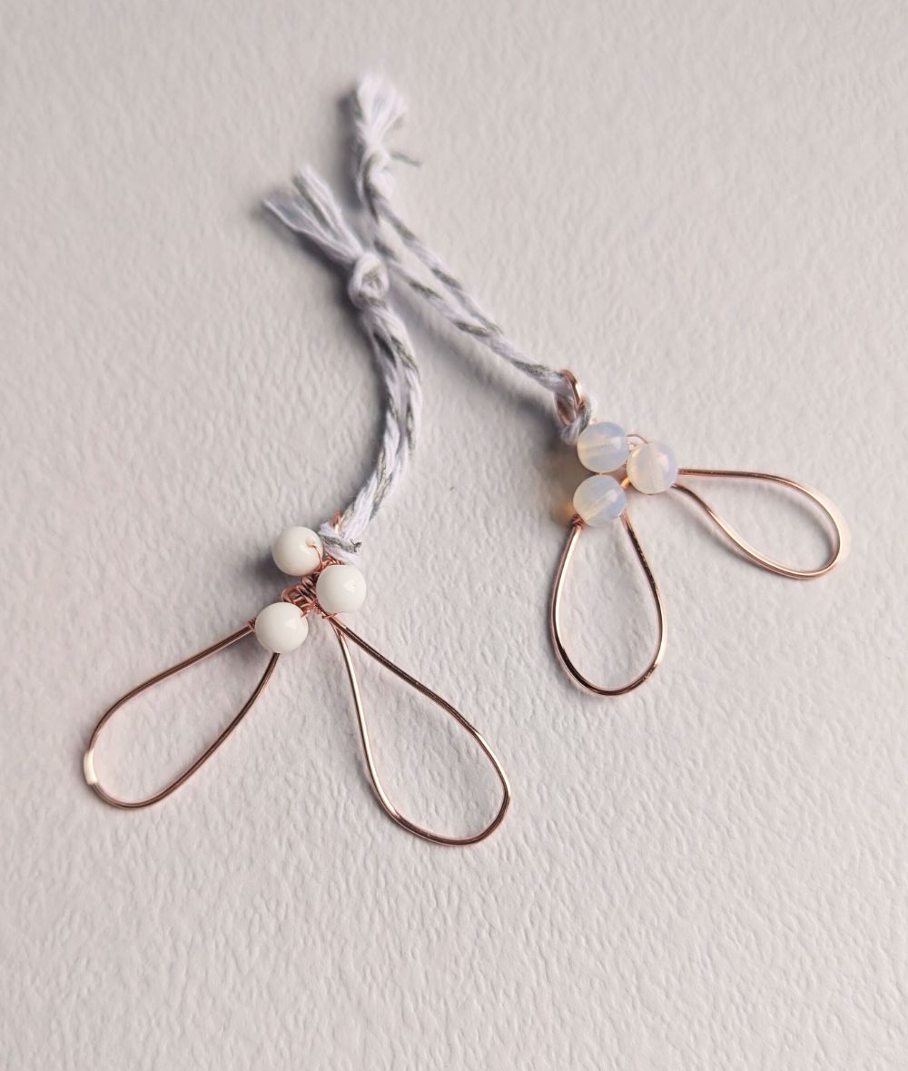 Wire Beaded Mistletoe Christmas Decorations/Garland Workshop