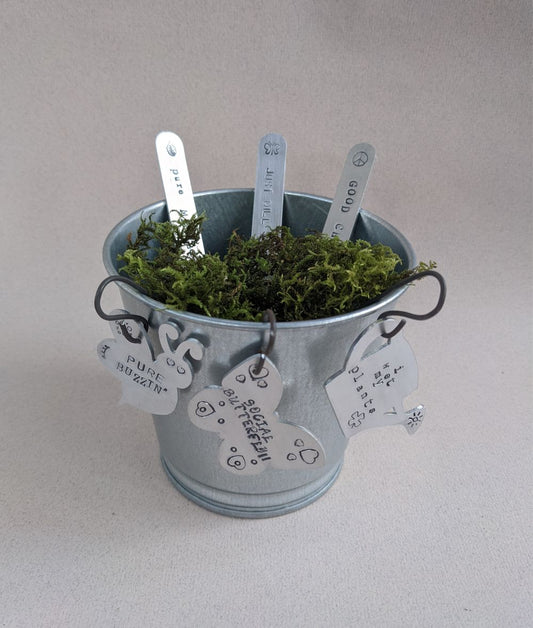 Metal Stamped Plant Pot/Garden Markers Workshop